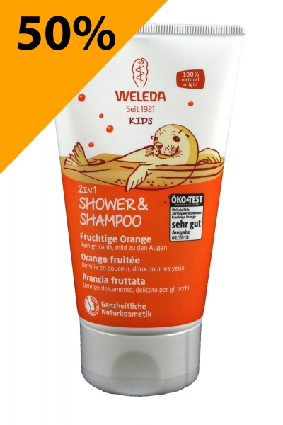 2 in 1 Shower & Shampoo Fruchtige Orange